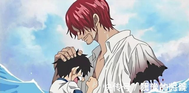 香克斯|海贼王 雷利年轻时疤痕在左眼,老了就变成右眼了