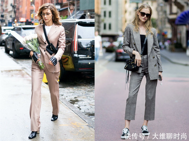 原来西装不仅只是通勤装，而且还是时髦精的炫酷单品，太诱人
