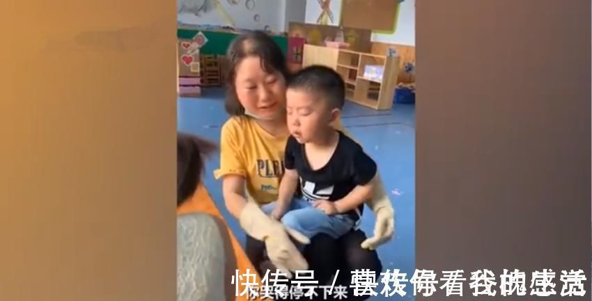 小男孩|老师把妈妈画太胖,惹小男孩崩溃大哭,网友:看来真的很爱妈妈了