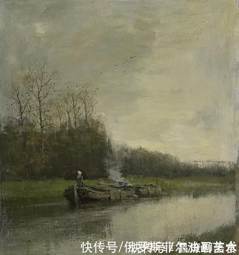 莫夫@荷兰画家，海牙画派的代表人物~梵高妹夫的风景油画作品欣赏