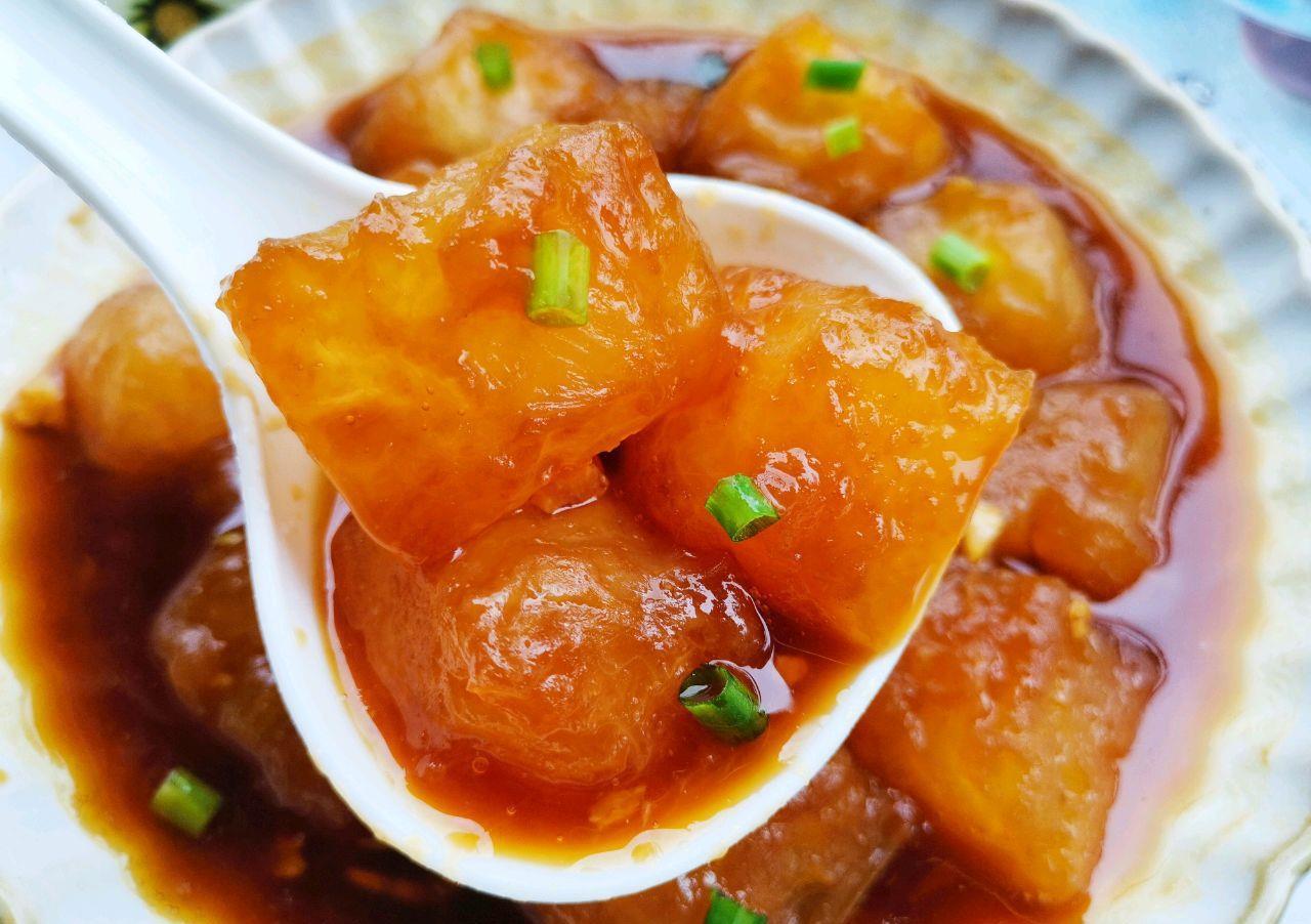 好吃|家常红烧冬瓜,成本不到3块钱,做了一大盘,比肉都好吃