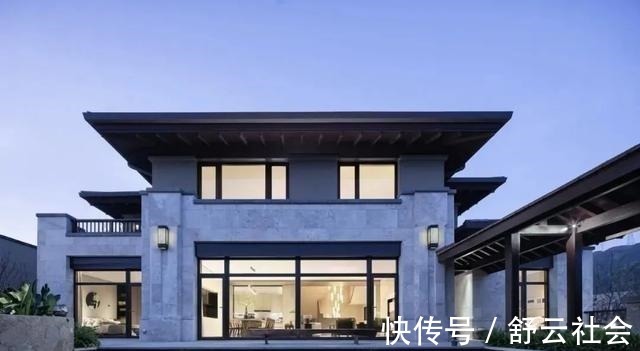 中式|这才是最美别墅,484㎡新中式之风,里面的庭院水景,太美!