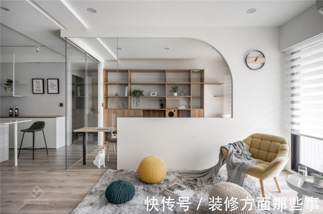 书房|103平现代风三居室,就这样你还嫌小真是不知足