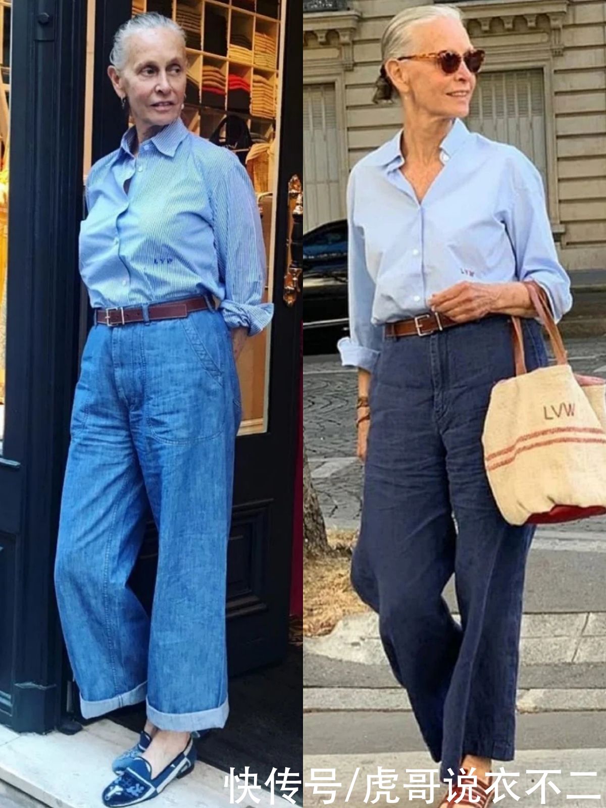 这位70岁的奶奶太励志，从素人到时尚咖，长皱纹腰腹圆润也时尚