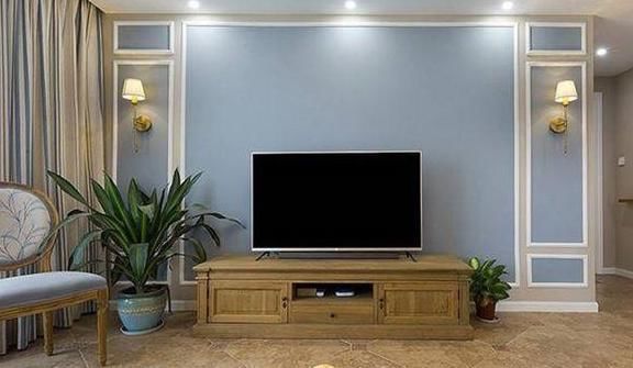 石膏线|客厅万万不要装电视墙了,如今流行用它代替,起码省一半钱