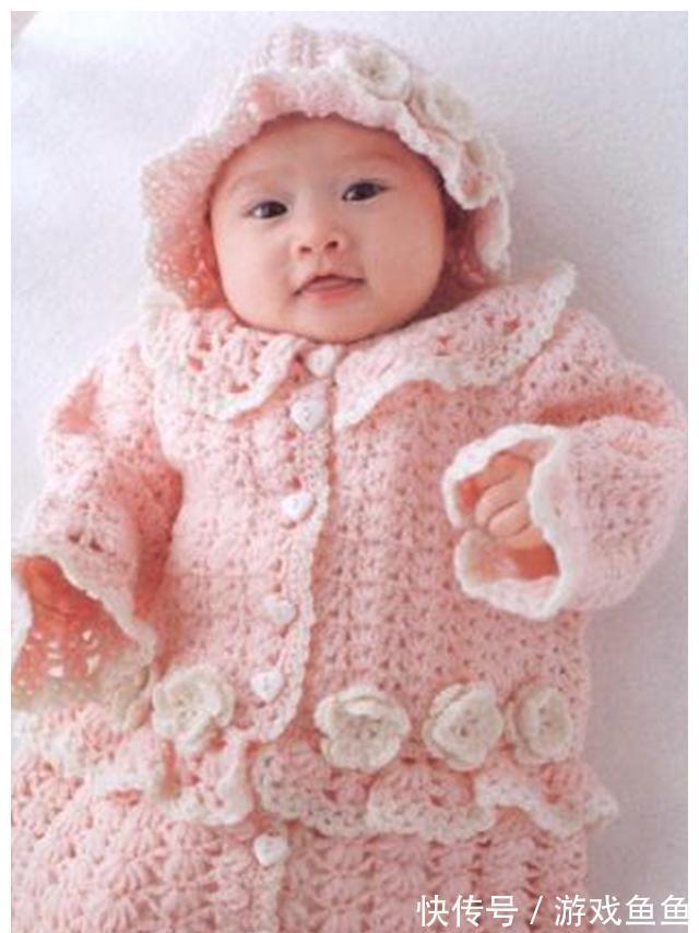 套装 3款活泼可爱的宝宝编织套装,附详细图解,宝妈们都说好看