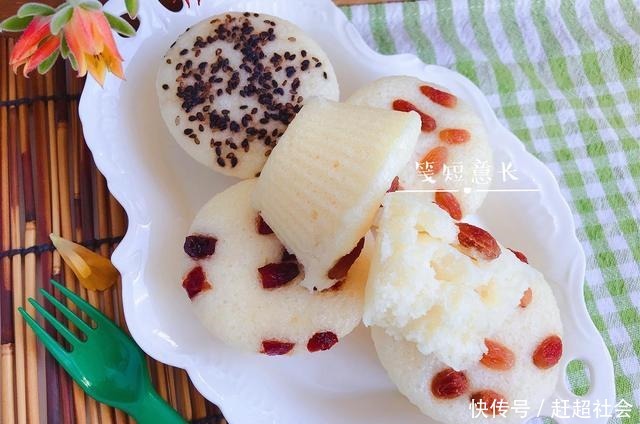 面包蛋糕吃腻了吗用蒸锅做大米糕,半斤米做10个,放凉也不回缩