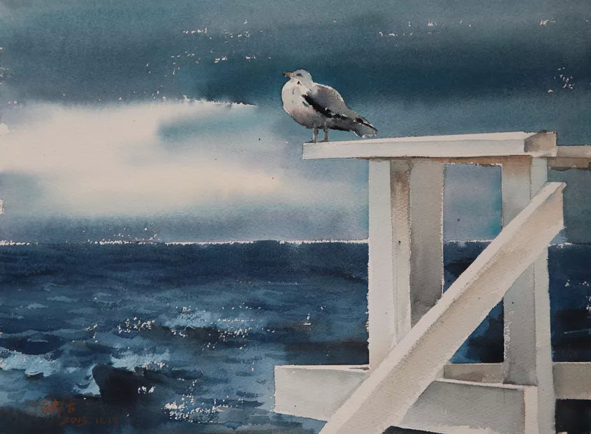 西安美术学院&[第七届庐山水彩节邀请嘉宾]段渊古艺术作品展