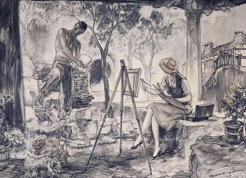 上流社会@美国最伟大的插画家,记录了上流社会的男男女女纸醉金迷的情景