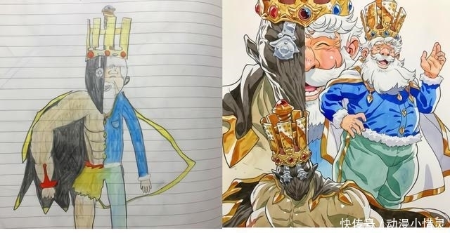 涂鸦|有一位会做动画的父亲是种什么体验?涂鸦秒变漫画插图