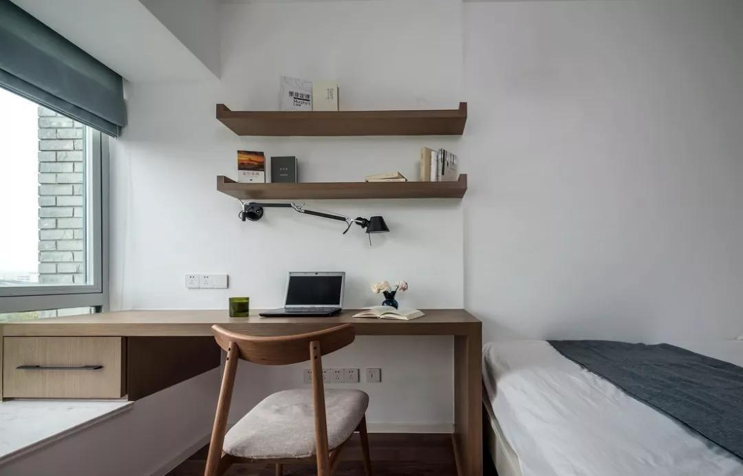 卧室|不用专门预留书房了,卧室一体化设计,实用又节省空间!