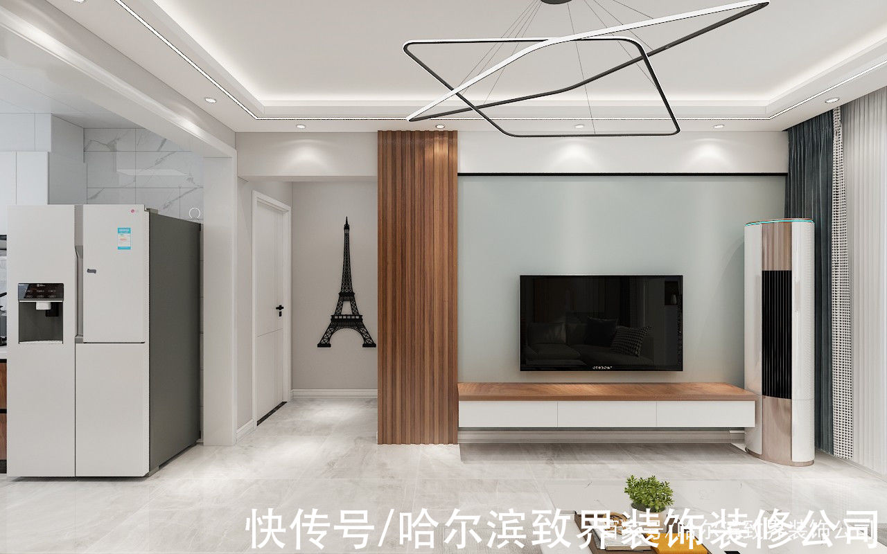 会展|会展城上城2室1卫63㎡整体造型兼具实用性直白大气