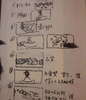 徐老怪&这些导演的分镜手稿,堪比艺术画作!文末周星驰小学生画作太魔性