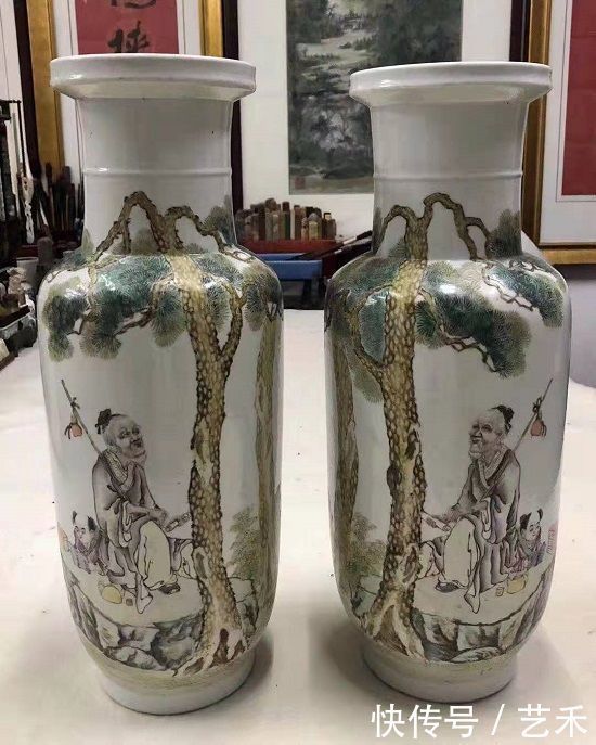 蓝描金开窗|王恩才---艺术馆藏品欣赏(三)