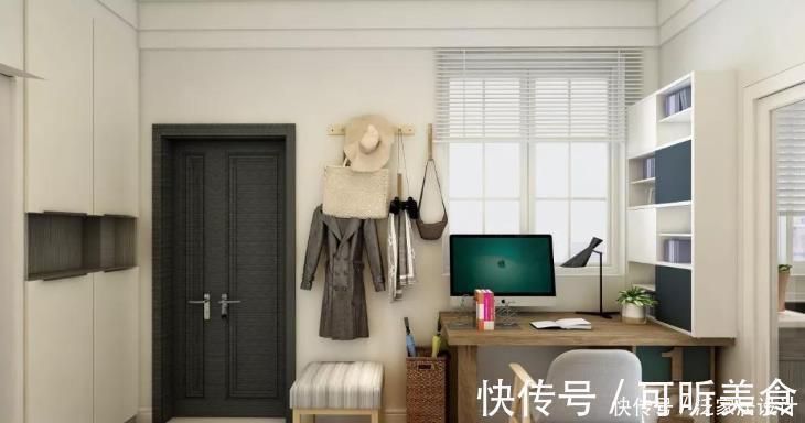 空间|35㎡一居,客餐厅兼工作区,每寸空间不浪费,功能堪比大户型,服