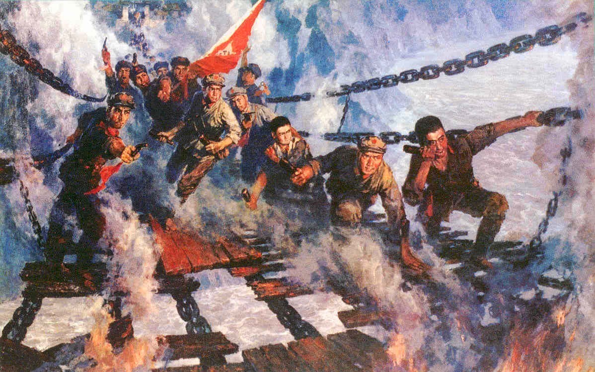 飞夺|红军飞夺泸定桥之前,敌军为何不直接把桥炸毁?老兵道出无奈实情