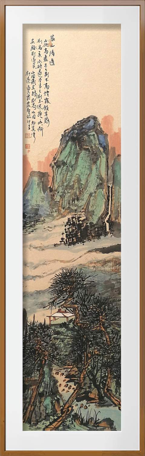 以山水为|「画作欣赏」会当凌绝顶,一览众山小,画家武春玉作品欣赏