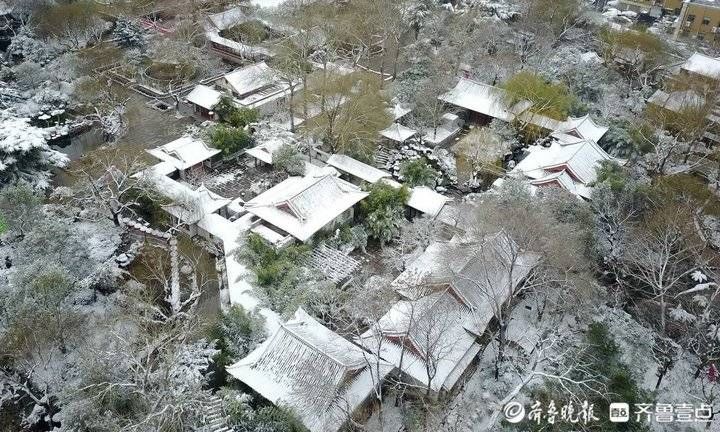 济南|大雪降临济南，天下第一泉景区临时关闭