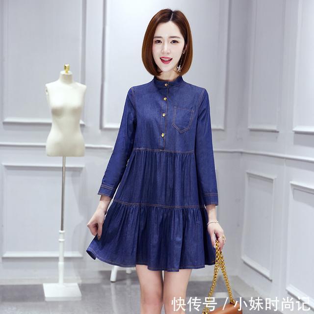 女人味十足 胖妹妹连衣裙就是那么的美,这个春季你穿了吗