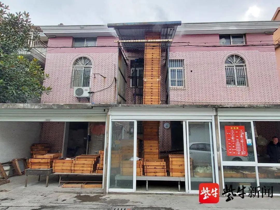 水蒸气|热搜第一!一馒头店蒸笼有2层楼高