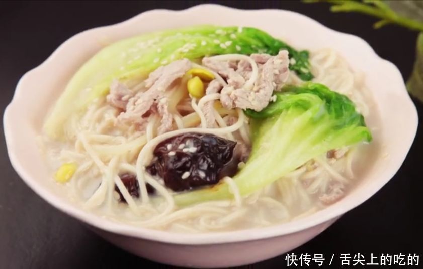 浓郁|豆浆和面一起煮也能这么好吃,这款肉面浓郁鲜美,日常必备煮食