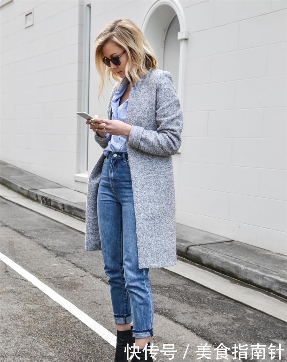 小个子|今年流行的新穿法“牛仔裤+高跟鞋”,显高又显腿长,小个子都爱