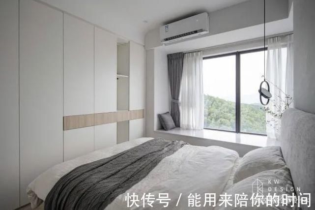 透视|76㎡小三居,经典黑白灰+飘窗榻榻米,从玄关美到卧室