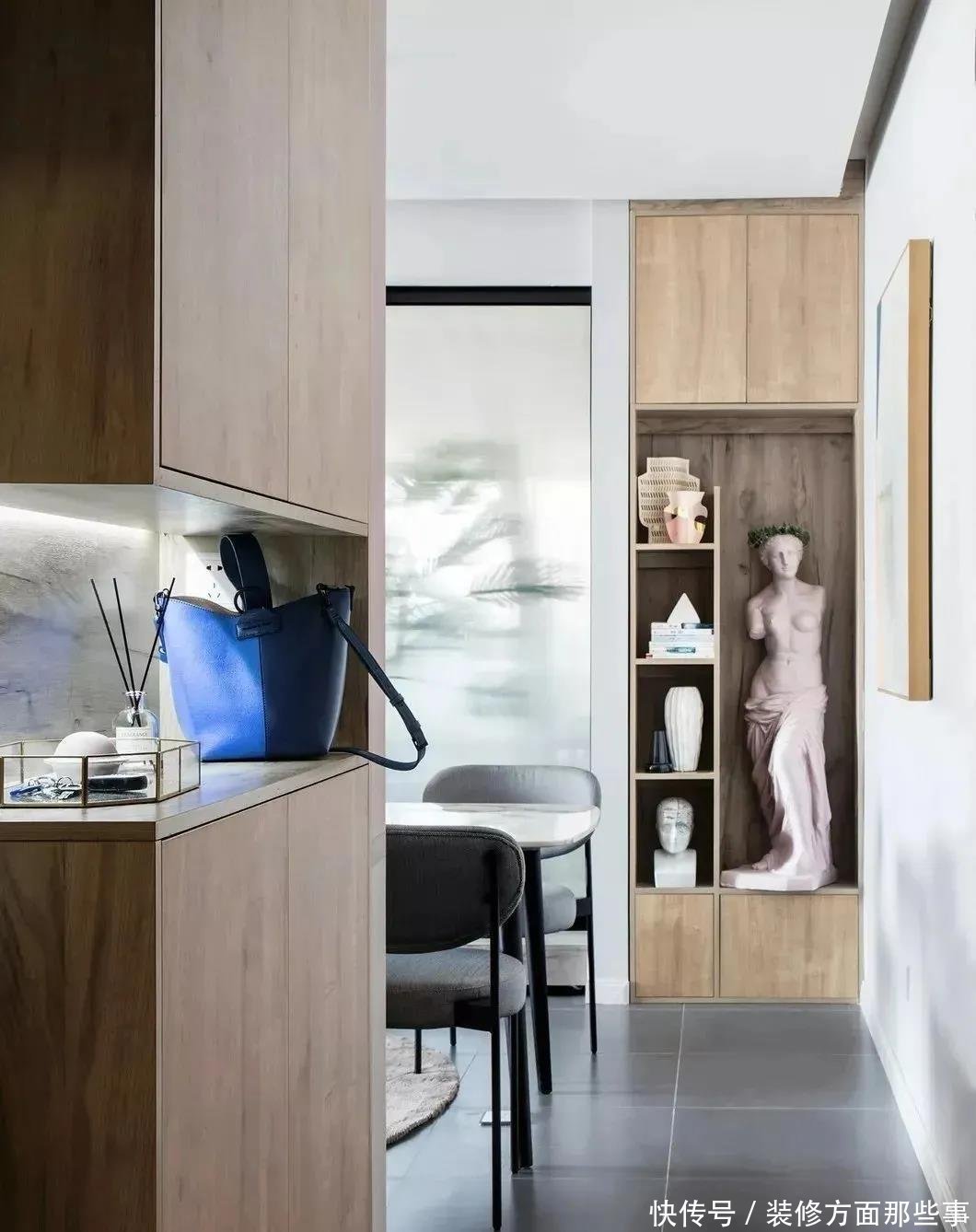 厨房|71平混搭二居室，莫兰迪色调，很高级有质感