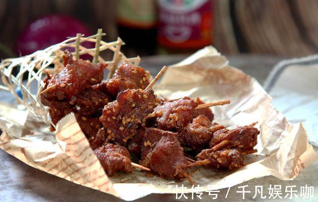 羊肉|牙签羊肉，羊肉的简单做法，味道真不错