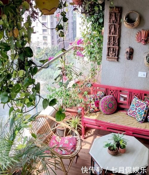 闲人|这样的阳台,那院子我也不换,美得太过分,今生只做个闲人了!