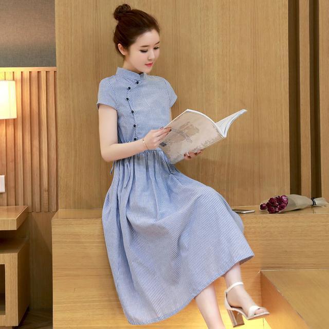 女人味|穿腻了时装连衣裙?来款改良中国风旗袍,优雅又有女人味