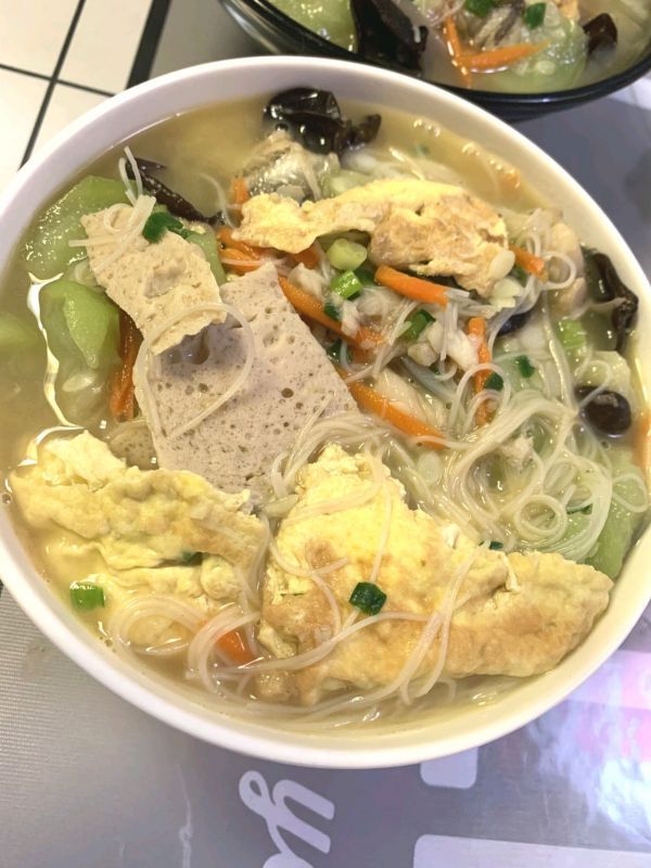 私房水鱼丝瓜面