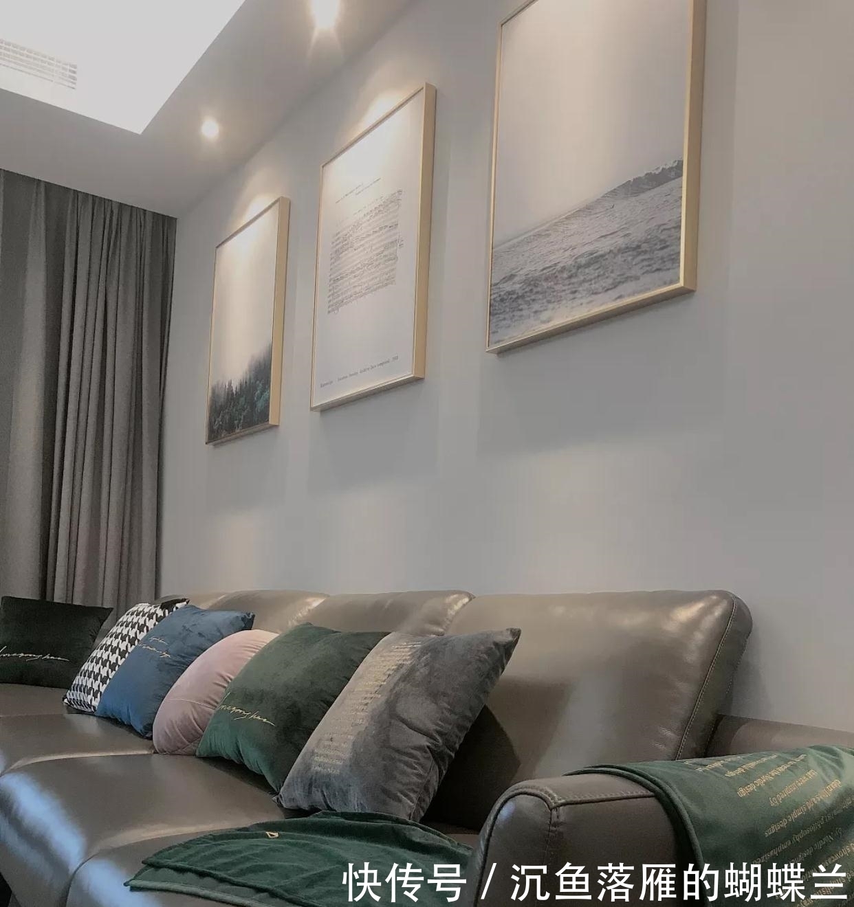 书桌柜|160㎡新房，装修花了38W，全屋简约舒适，电视墙实在喜欢！晒晒