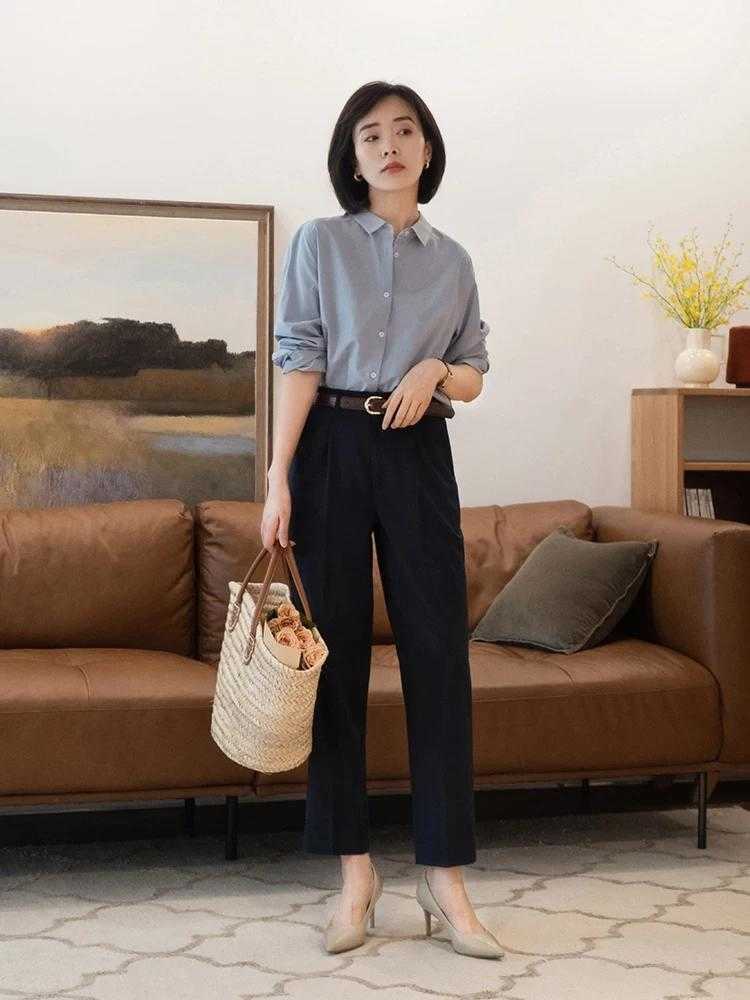 直筒裤|35+女性穿衣不要慌,学会这3套搭配,再也不怕没有苗条身形了