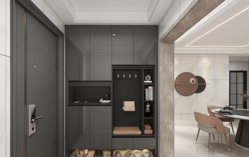 衣柜|喜欢深色系不能错过的设计,这套4房两厅尽显高级