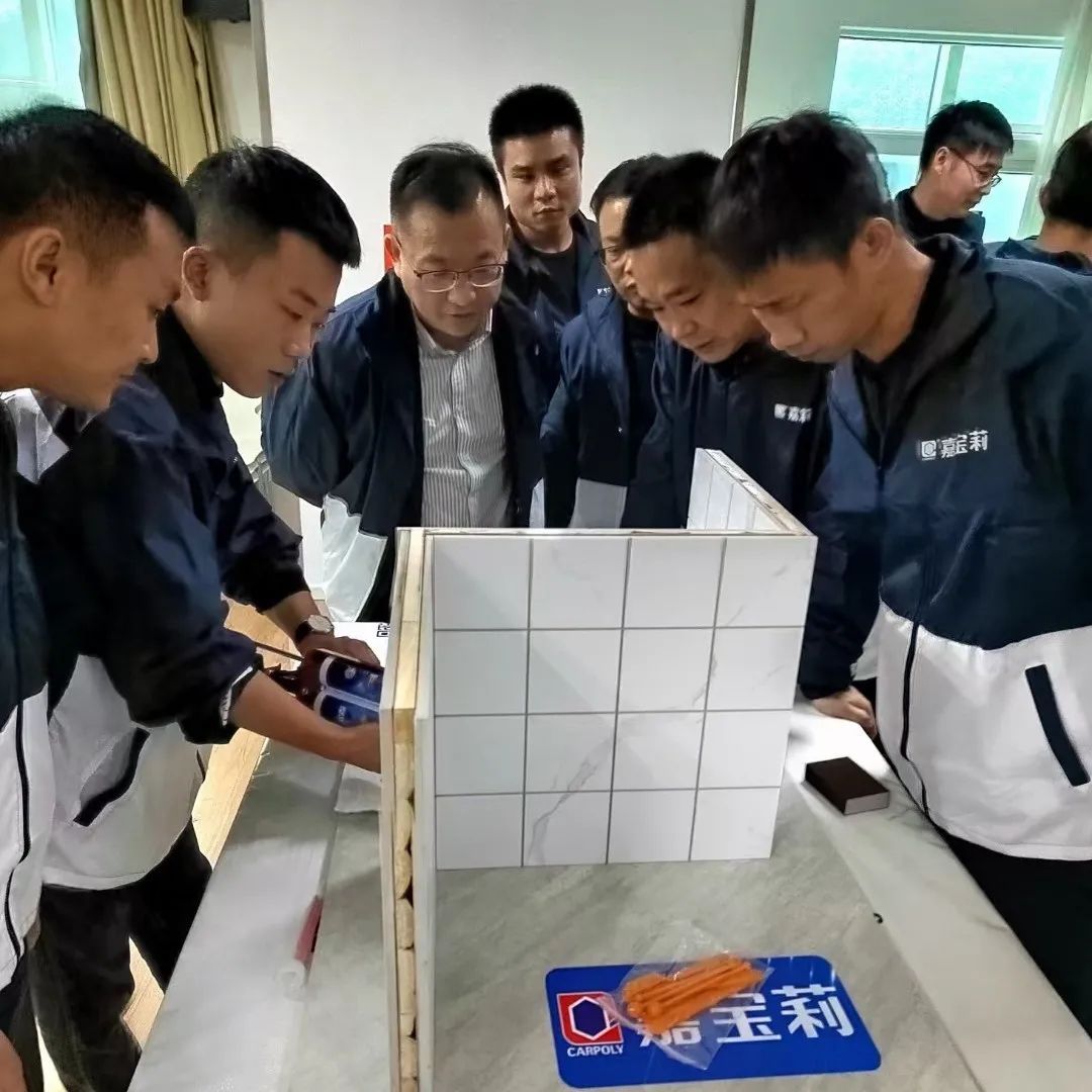 项目部|学好标准化施工流程打造嘉宝莉高质量美缝施工团队