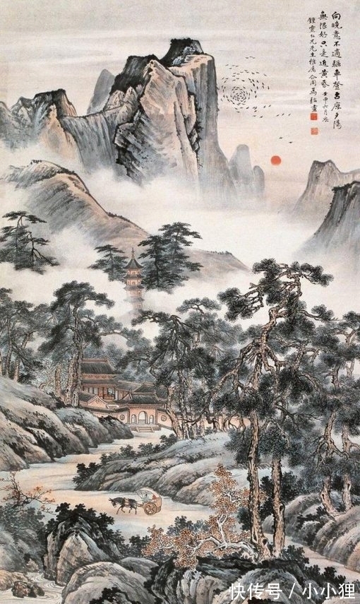 马骀|一部《马骀画宝》堪比《芥子园画谱》，马骀山水画欣赏