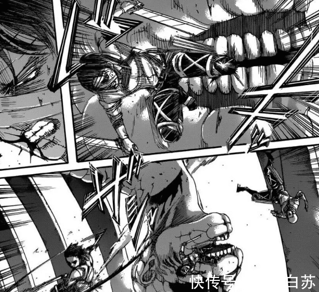 皮克|谏山创老师杀疯了,进击的巨人136话标题献出心脏,刀了三个人