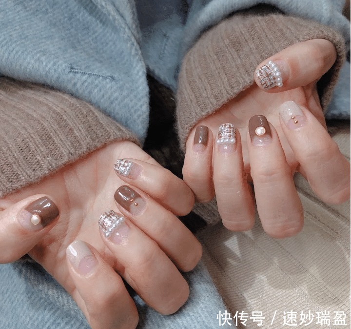 强迫症的克星—反法式美甲,优雅高级,入手不亏