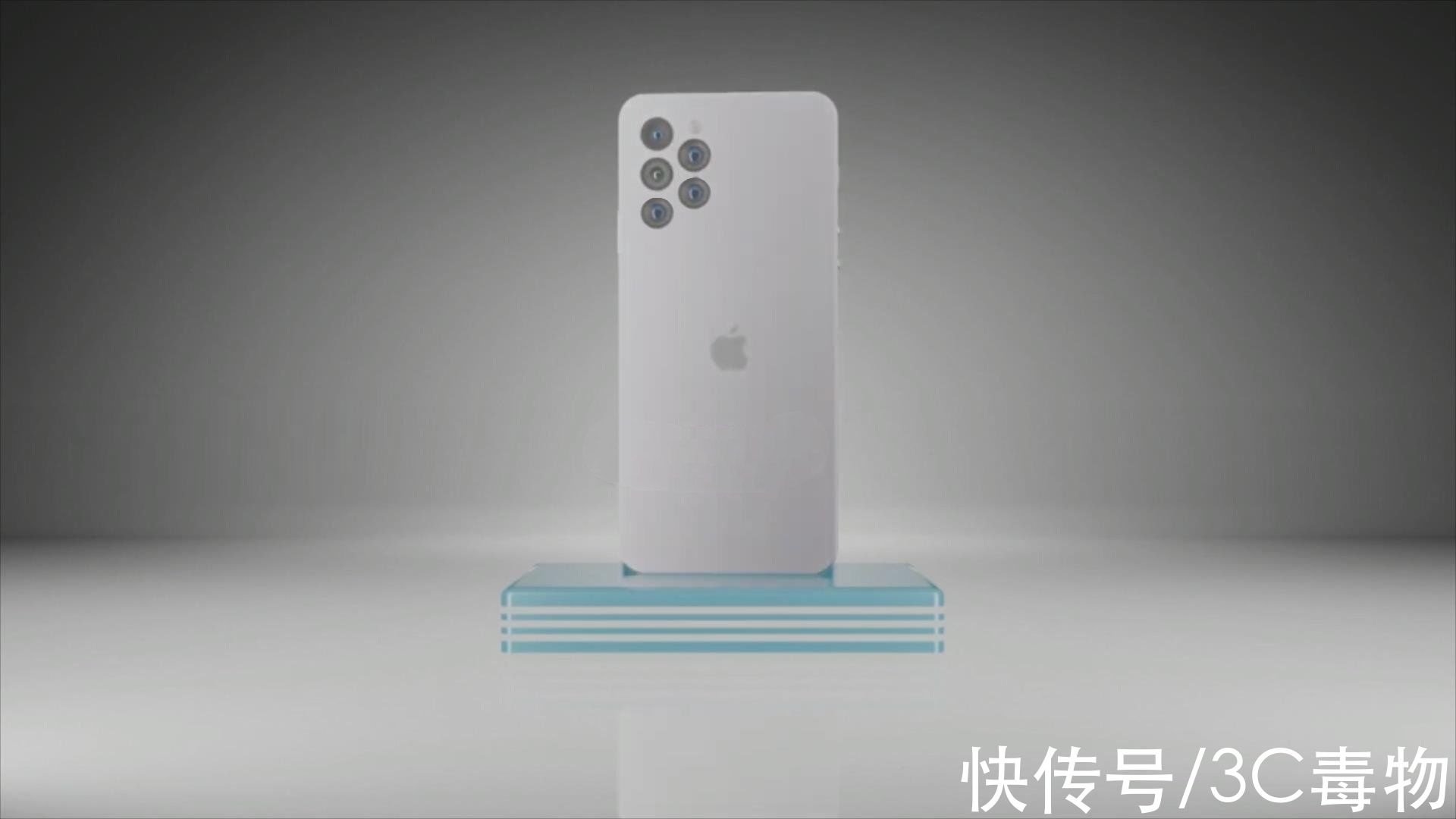 苹果|iPhone14Pro渲染图：3K打孔屏+5镜头相机，3纳米A16芯片最诱人