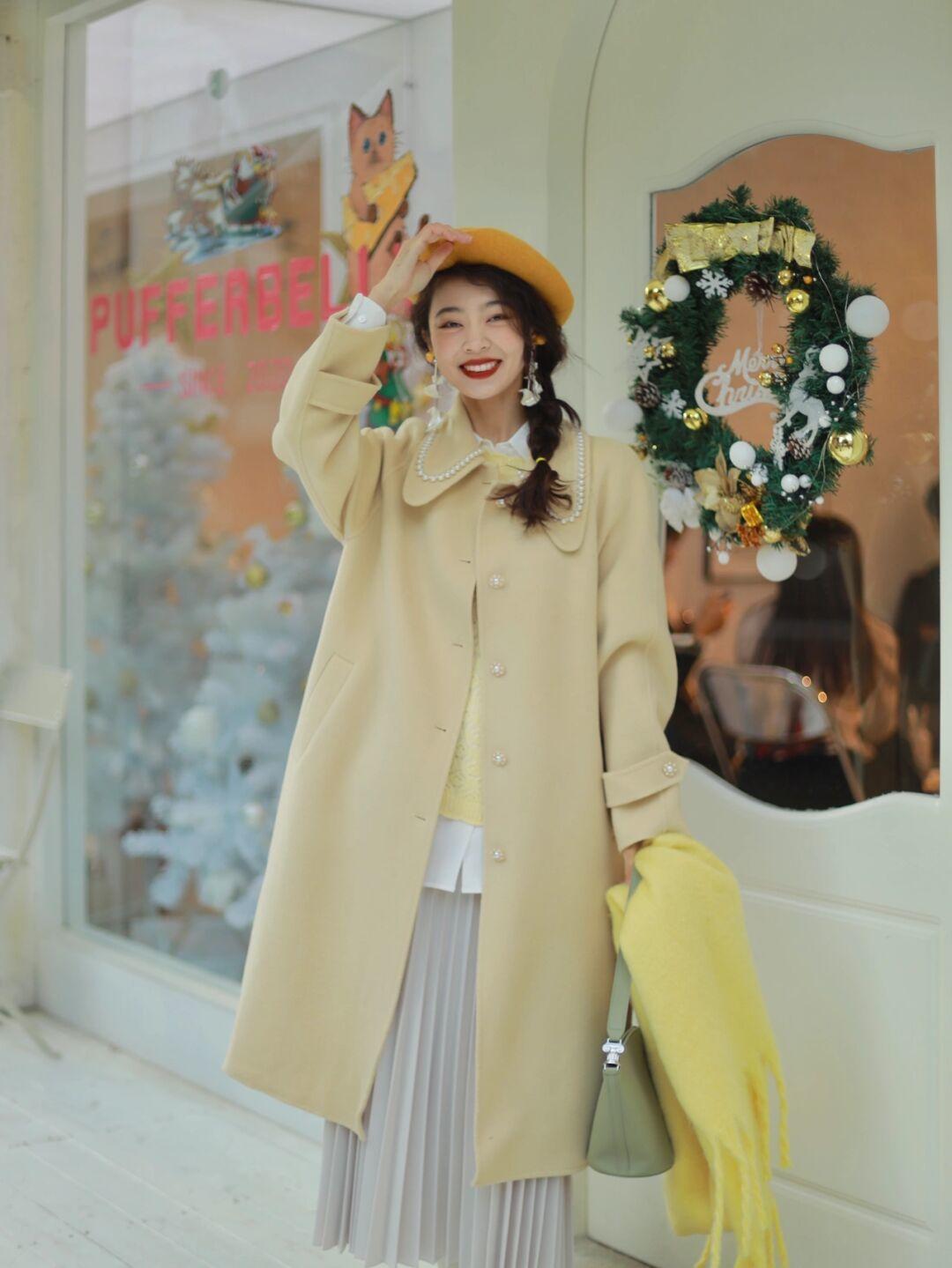 微喇裤 大衣怎么穿才时髦?看看这些简约高级的穿搭示范,轻松美成焦点