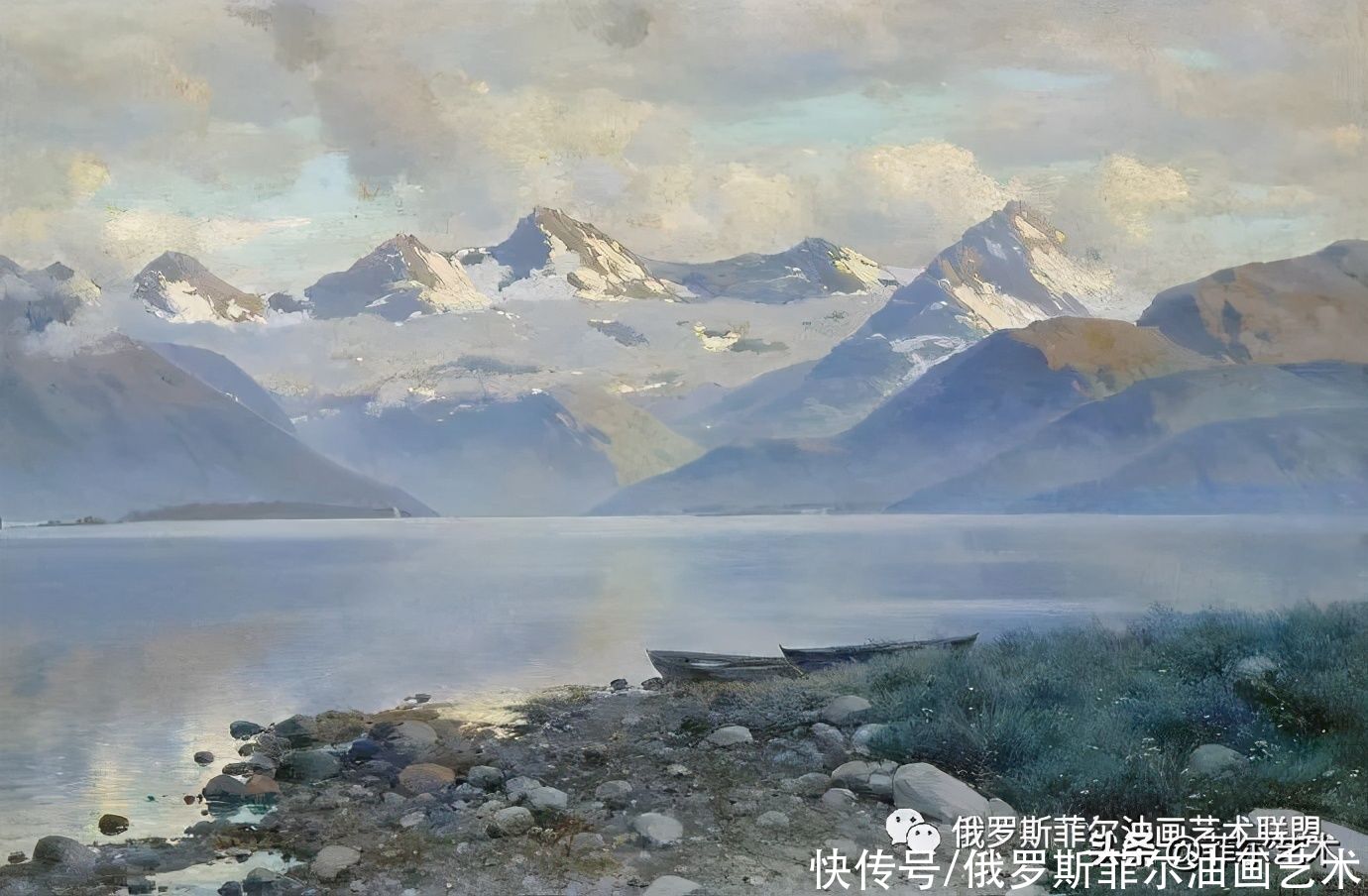 「经典作品」这风景油画是我的最爱！大气，磅礴，美醉了