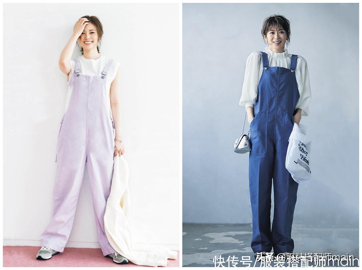 哪有什么完美身材，背带裤会搭比选对更重要