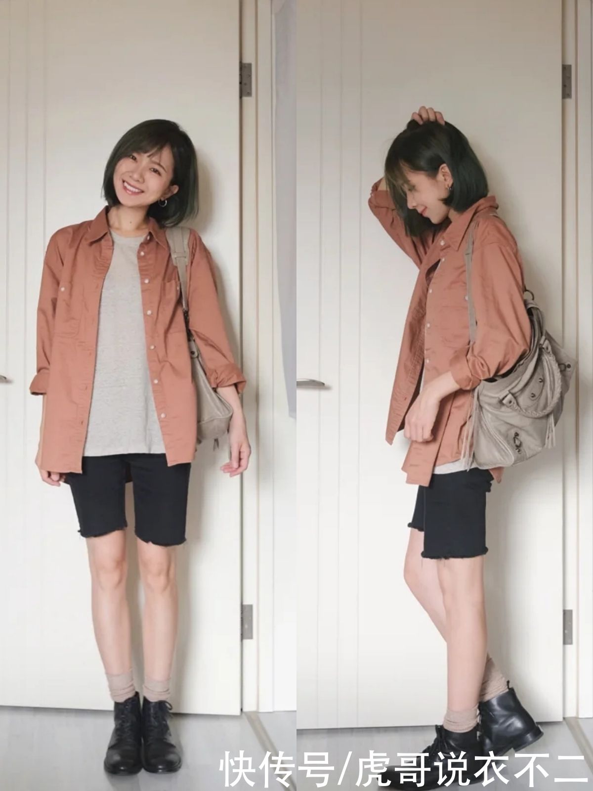 简约|穿T恤时注意“下装”的选择，小个子也能穿出好气质，简约不简单