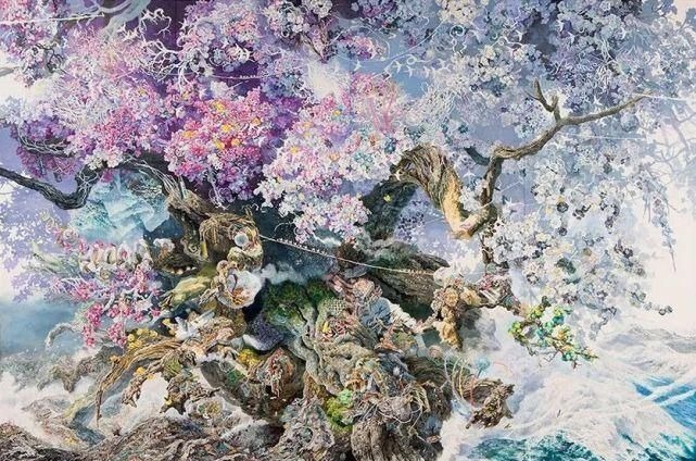 幅画!一幅画画了3年,细到要用放大镜,他把钢笔画玩到了极致