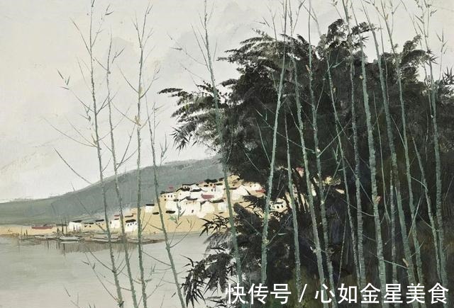 绘画|吴冠中我未能把握住竹的新貌,只好望竹兴叹!