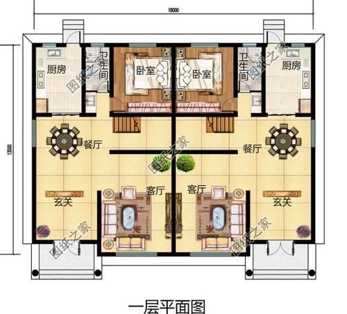 雙拼別墅|農(nóng)村雙拼兄弟房別墅設(shè)計圖紙,推薦三款,兄弟姐妹都可以建