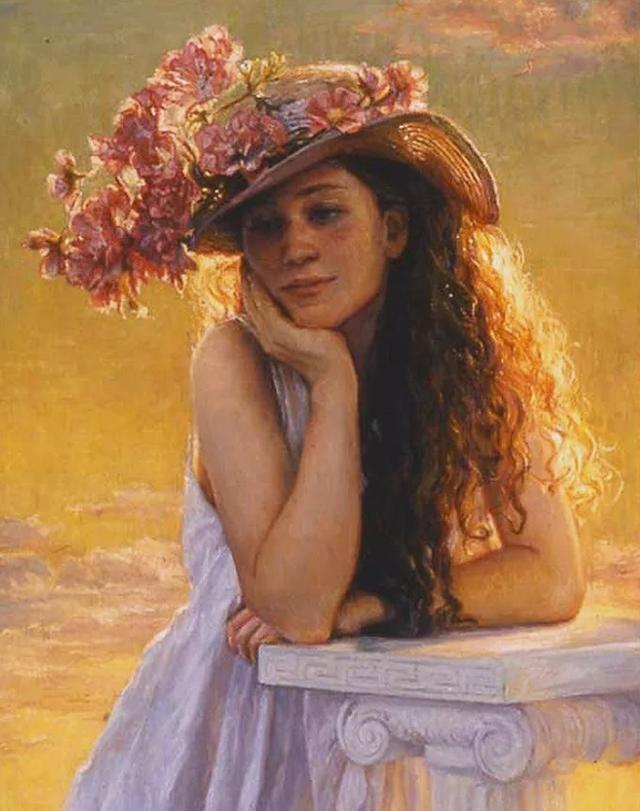 海伦·贝兰德#加拿大女艺术家现实主义人体油画,细腻逼真,引人遐思