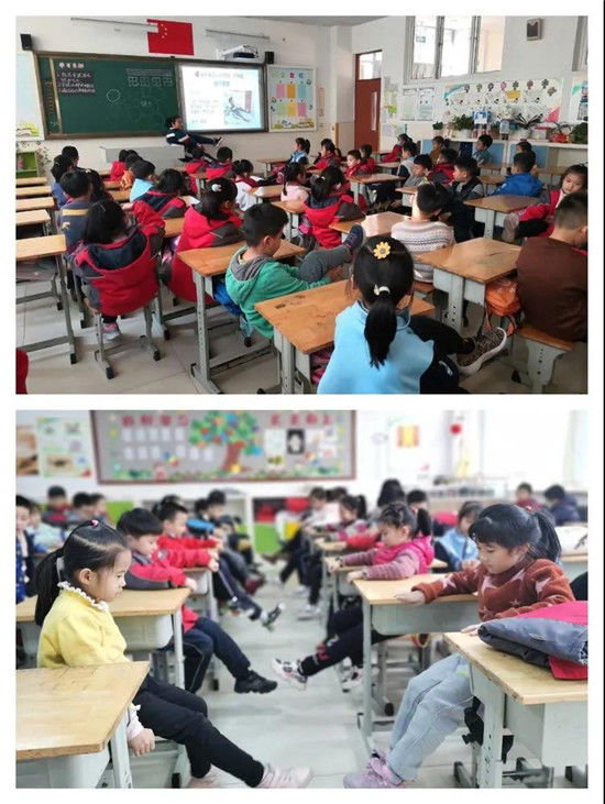 雾霾天，奎文区孙家小学这样做!