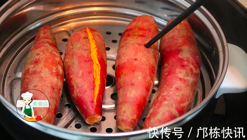 好吃|蒸红薯时，直接上过蒸就错了，教你一个小窍门，保证红薯香甜粉糯